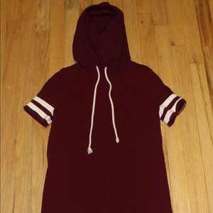 Burgundy dress